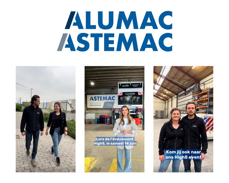 Alumac Astemac campagne en contentcreatie door Fien Maddens